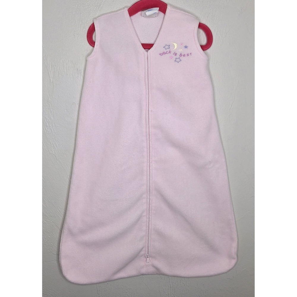 Halo Sleep Sack Swaddle Size Small Birth To 6 Months Pink Stars Moon  10-18 lbs